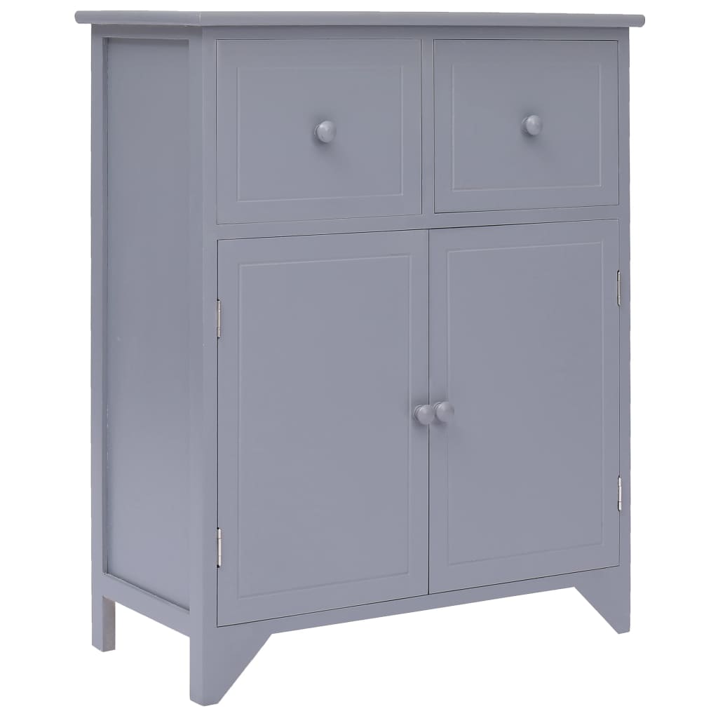 Sivukaappi harmaa 60x30x75 cm keisaripuu - Sisustajankoti.fi