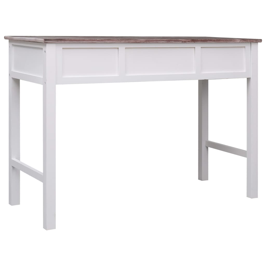 Kirjoituspöytä ruskea 110x45x76 cm puinen - Sisustajankoti.fi