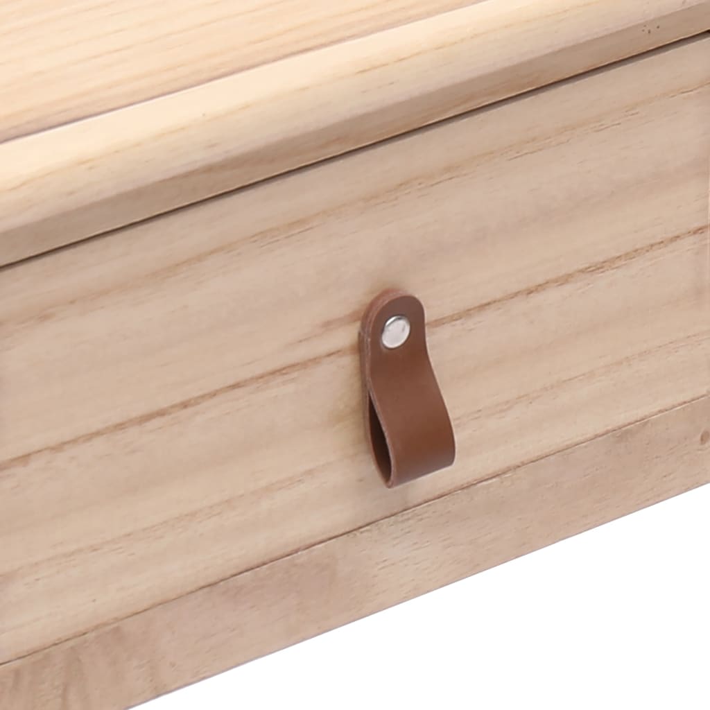 Kirjoituspöytä luonnollinen 110x45x76 cm puinen - Sisustajankoti.fi