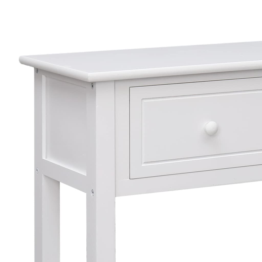 Sivupöytä valkoinen 115x30x76 cm - Sisustajankoti.fi