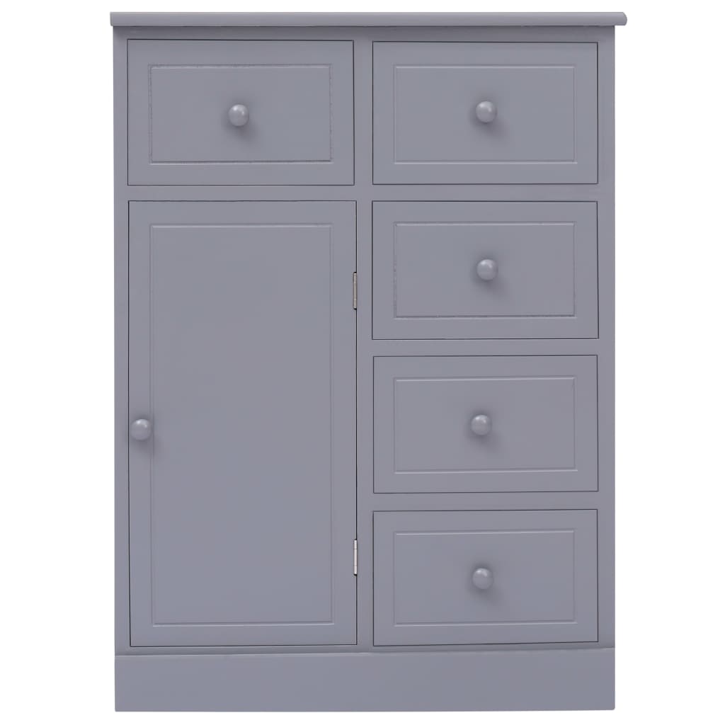 Senkki 10 vetolaatikolla harmaa 113x30x79 cm puu - Sisustajankoti.fi