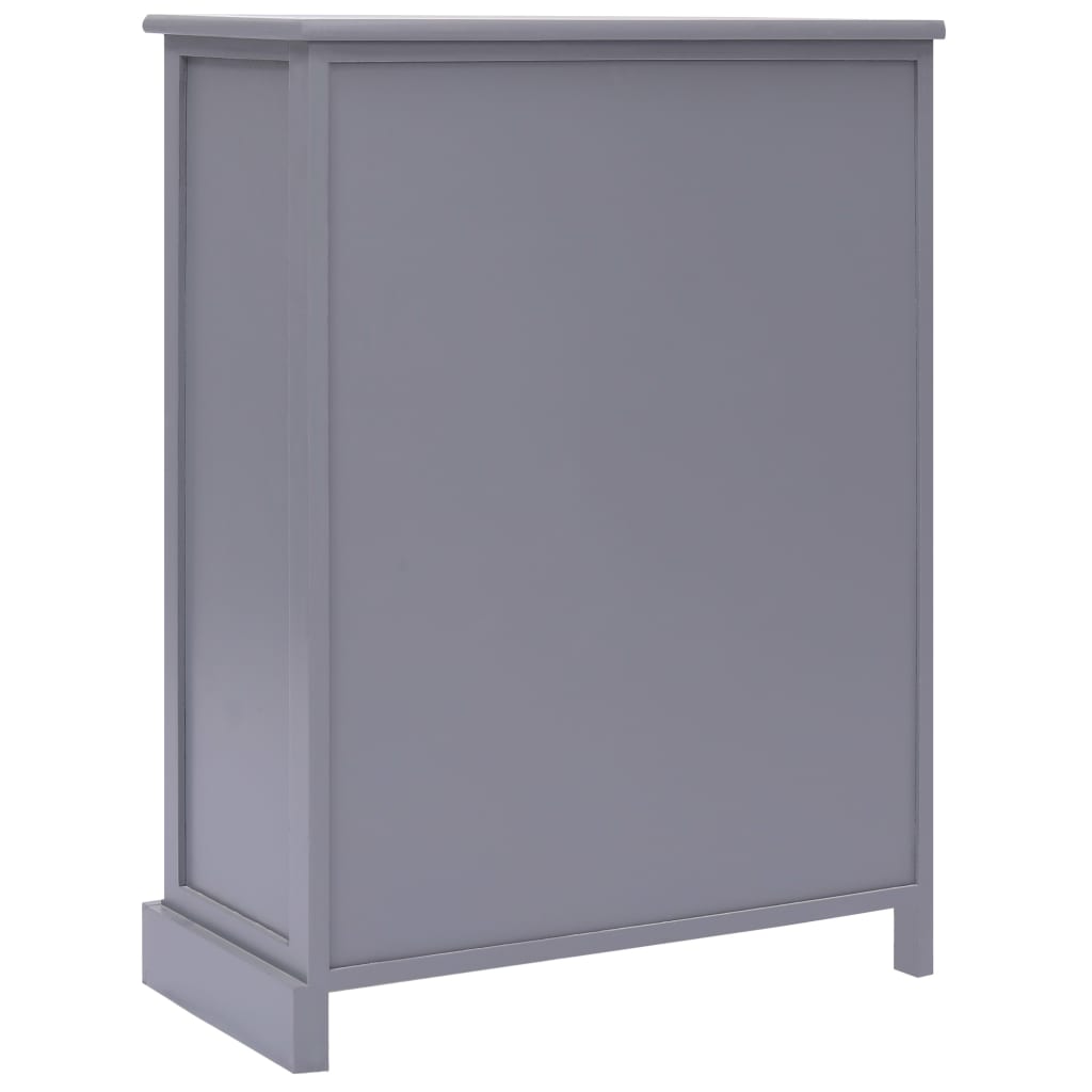 Senkki 10 vetolaatikolla harmaa 113x30x79 cm puu - Sisustajankoti.fi