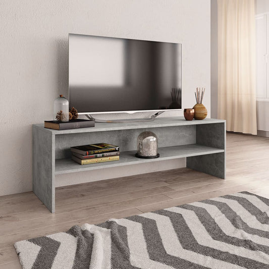 TV-taso betoninharmaa 120x40x40 cm - Sisustajankoti.fi