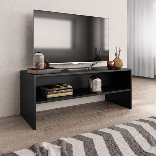 TV-taso musta 100x40x40 cm - Sisustajankoti.fi