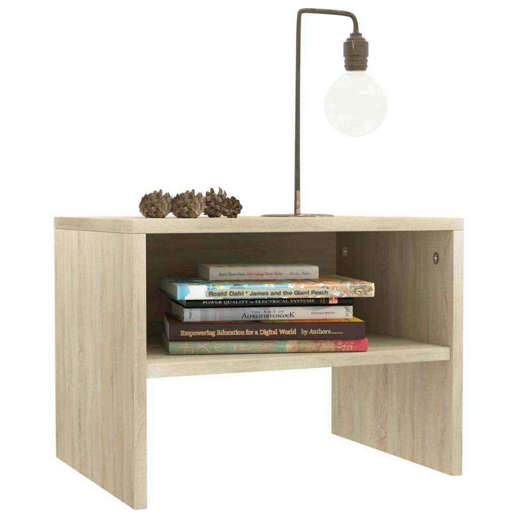 Yöpöydät 2kpl sonoma tammi 40x30x30 cm - Sisustajankoti.fi