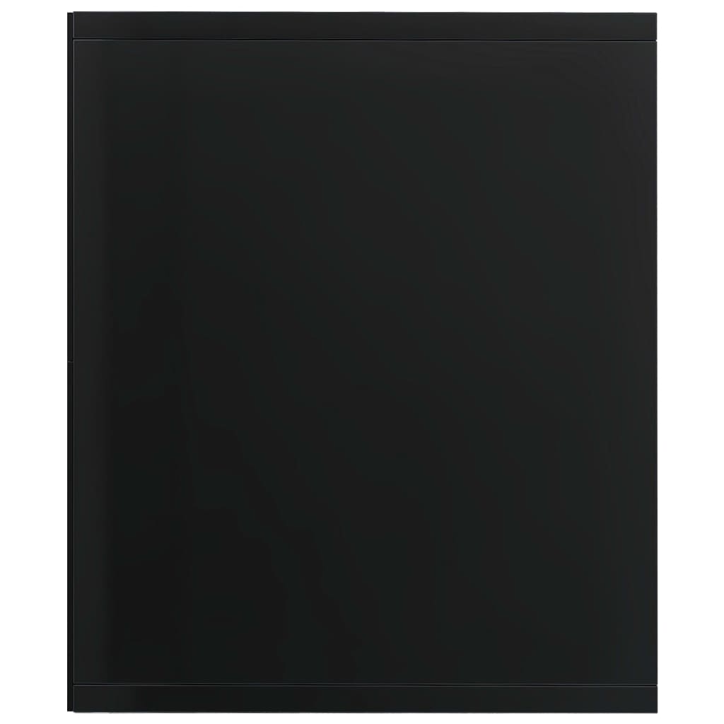 Kirjakaappi korkeakiilto musta 36x30x114 cm - Sisustajankoti.fi