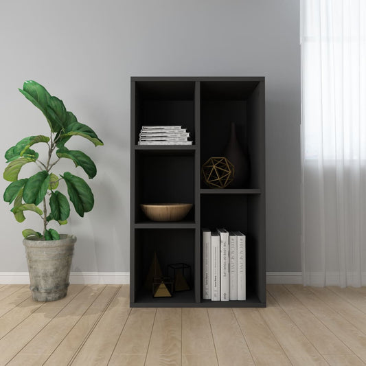 Kirjahylly/senkki musta 50x25x80 cm - Sisustajankoti.fi