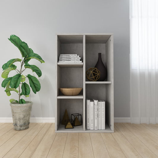 Kirjahylly/senkki betoninharmaa 50x25x80 cm - Sisustajankoti.fi