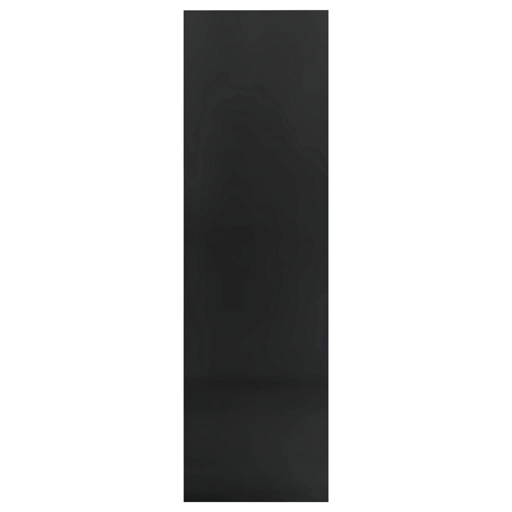 Kirjahylly korkeakiilto musta 97,5x29,5x100 cm - Sisustajankoti.fi