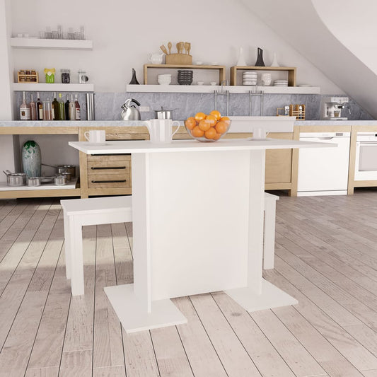 Ruokapöytä valkoinen 110x60x75 cm - Sisustajankoti.fi