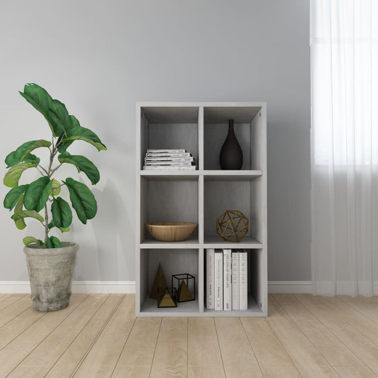 Kirjahylly/senkki betoninharmaa 66x30x97,8 cm - Sisustajankoti.fi