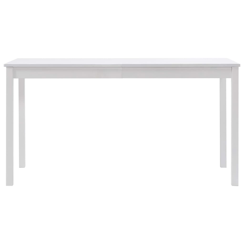 Ruokapöytä valkoinen 140x70x73 cm mänty - Sisustajankoti.fi