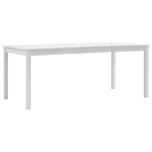 Ruokapöytä valkoinen 180x90x73 cm mänty - Sisustajankoti.fi