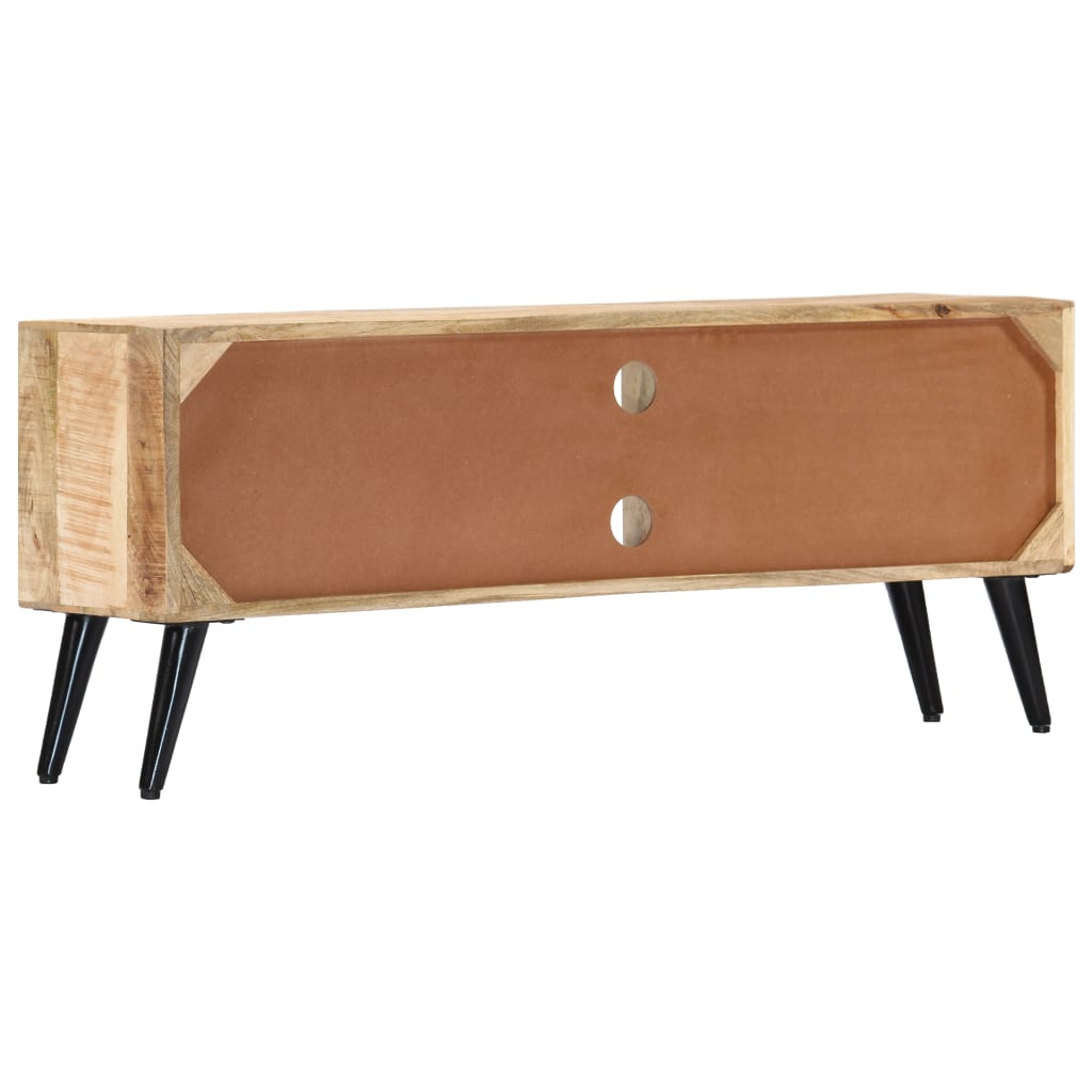 TV-taso 115x30x47 cm täysi mangopuu - Sisustajankoti.fi