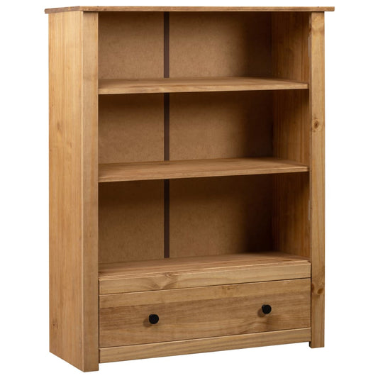 Kirjahylly 80x35x110 cm täysi mänty Panama-sarja - Sisustajankoti.fi