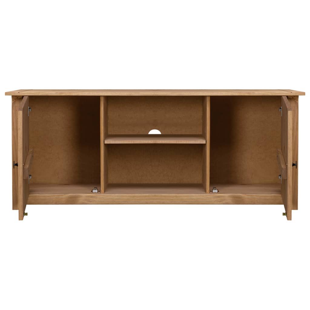 TV-taso 120x40x50 cm täysi mänty Panama-sarja - Sisustajankoti.fi