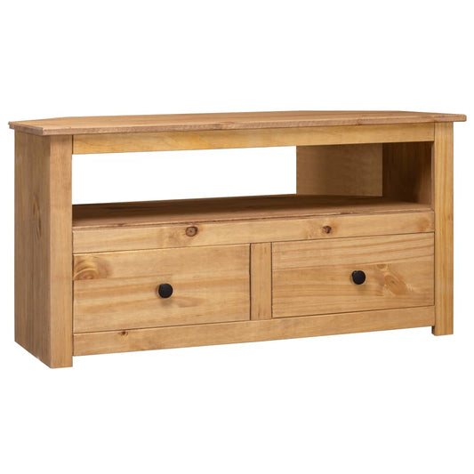 TV-kulmataso 93x49x49 cm täysi mänty Panama-sarja - Sisustajankoti.fi