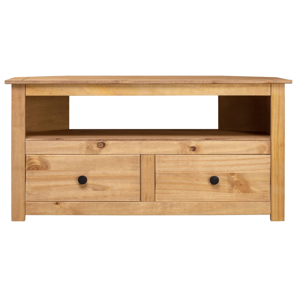 TV-kulmataso 93x49x49 cm täysi mänty Panama-sarja - Sisustajankoti.fi