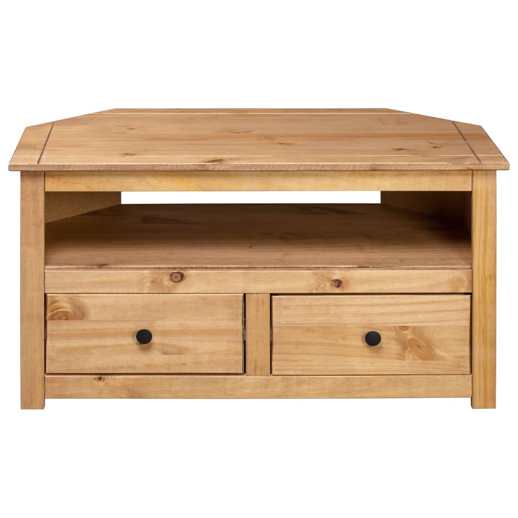 TV-kulmataso 93x49x49 cm täysi mänty Panama-sarja - Sisustajankoti.fi