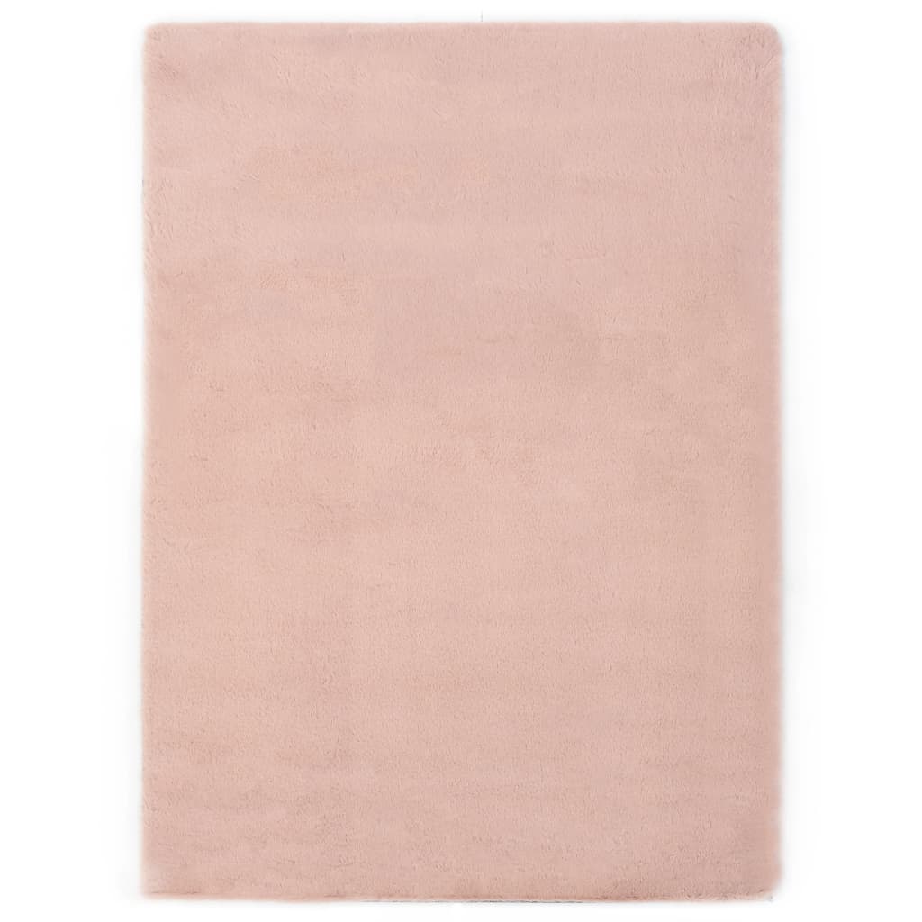Matto 80x150 cm jäniksen tekonahka vanha pinkki - Sisustajankoti.fi