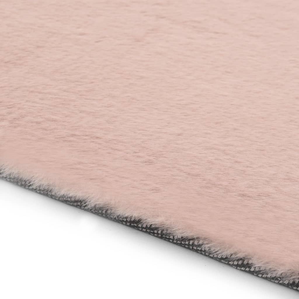 Matto 80x150 cm jäniksen tekonahka vanha pinkki - Sisustajankoti.fi