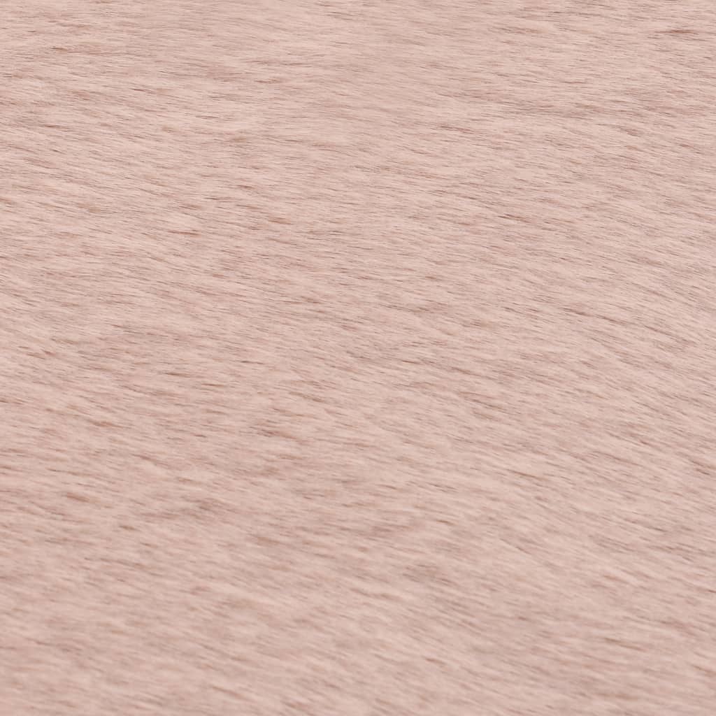 Matto 120x160 cm jäniksen tekonahka vanha pinkki - Sisustajankoti.fi