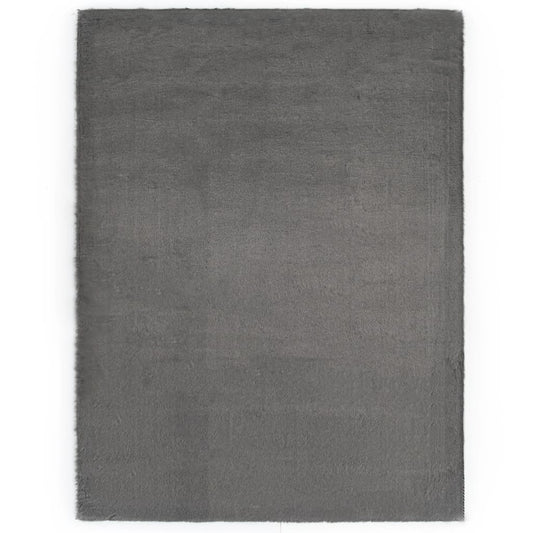 Matto 160x230 cm jäniksen tekonahka tummanharmaa - Sisustajankoti.fi
