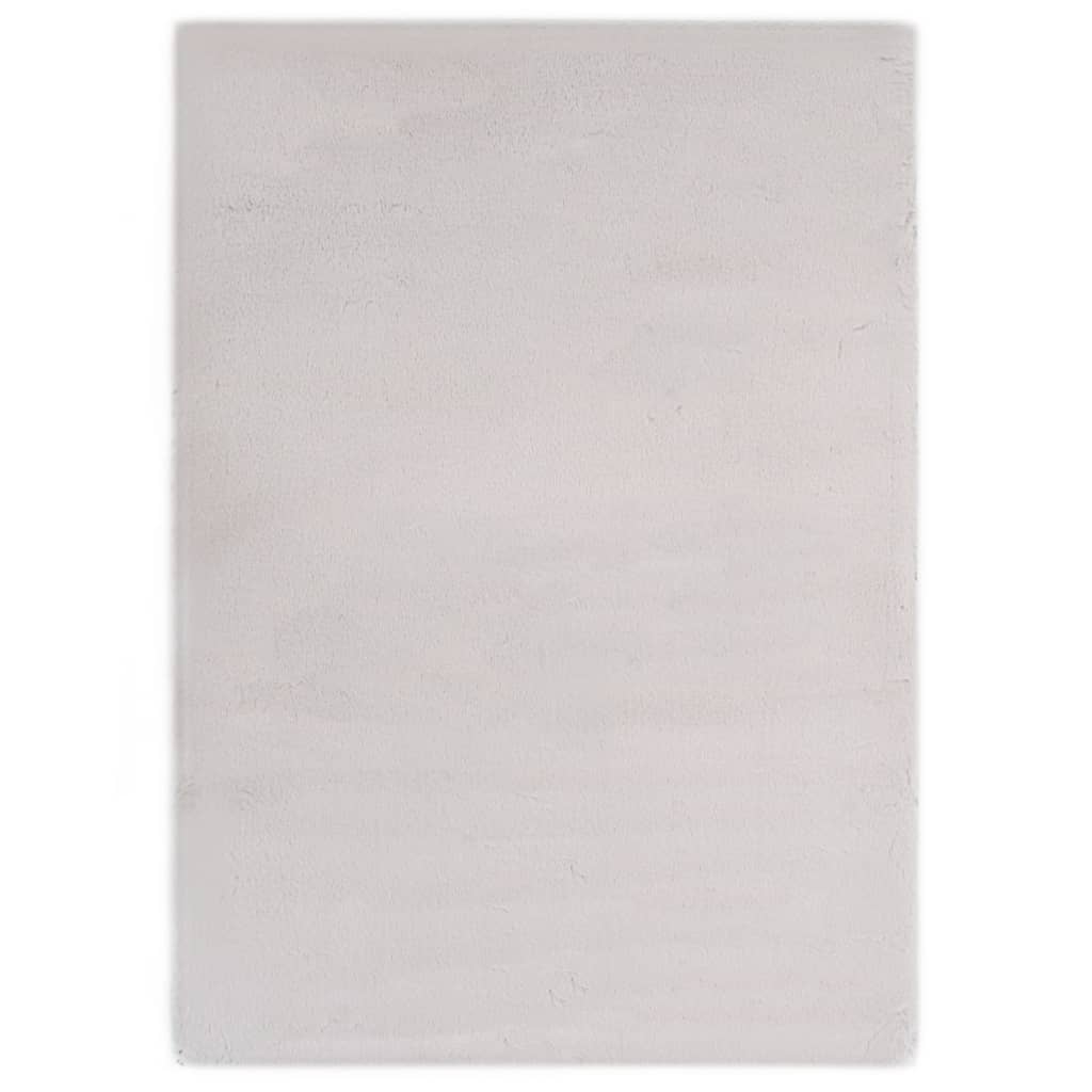 Matto 160x230 cm jäniksen tekonahka harmaa - Sisustajankoti.fi