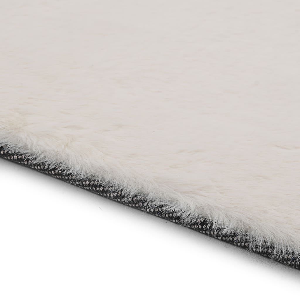Matto 160x230 cm jäniksen tekonahka kerma - Sisustajankoti.fi
