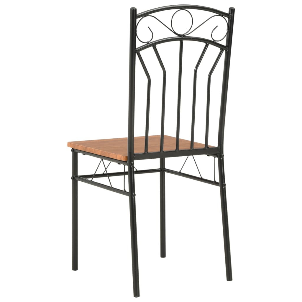 Ruokapöydän tuolit 2 kpl ruskea MDF - Sisustajankoti.fi