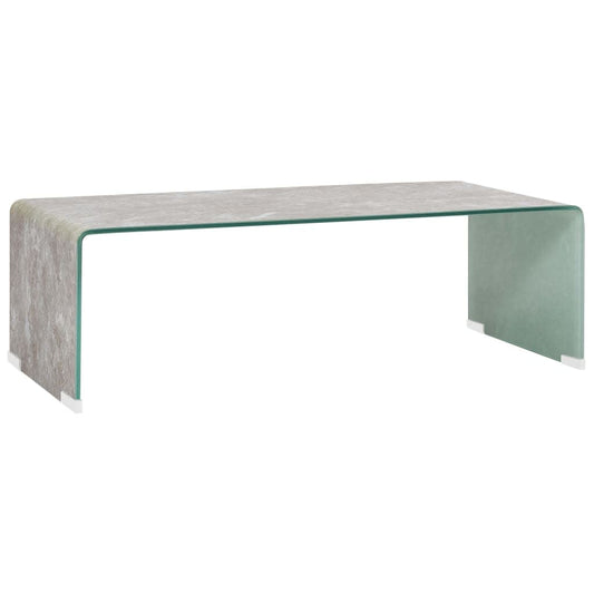 Sohvapöytä ruskea marmori 98x45x31 cm karkaistu lasi - Sisustajankoti.fi