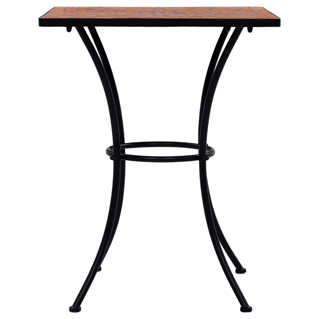 Mosaiikkibistropöytä terrakotta 60 cm keramiikka - Sisustajankoti.fi