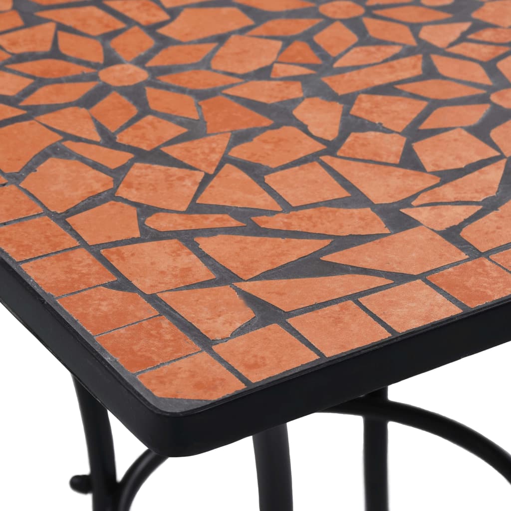 Mosaiikkibistropöytä terrakotta 60 cm keramiikka - Sisustajankoti.fi