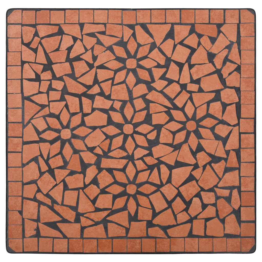 Mosaiikkibistropöytä terrakotta 60 cm keramiikka - Sisustajankoti.fi