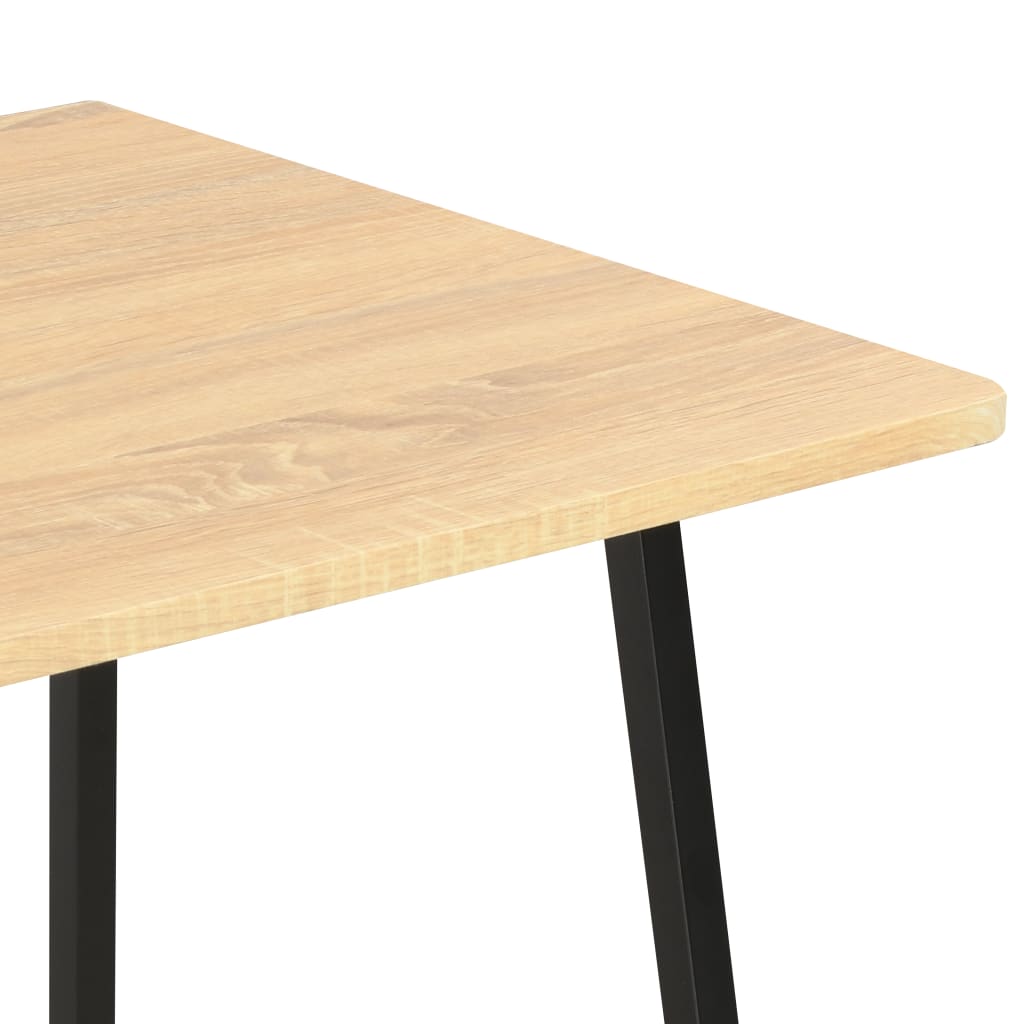 Työpöytä hyllyillä musta ja tammi 102x50x117 cm - Sisustajankoti.fi