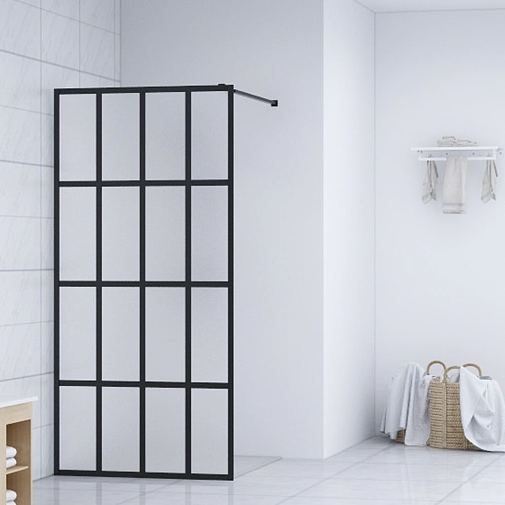 Walk-in suihkun seinäke karkaistu lasi 100x195 cm - Sisustajankoti.fi