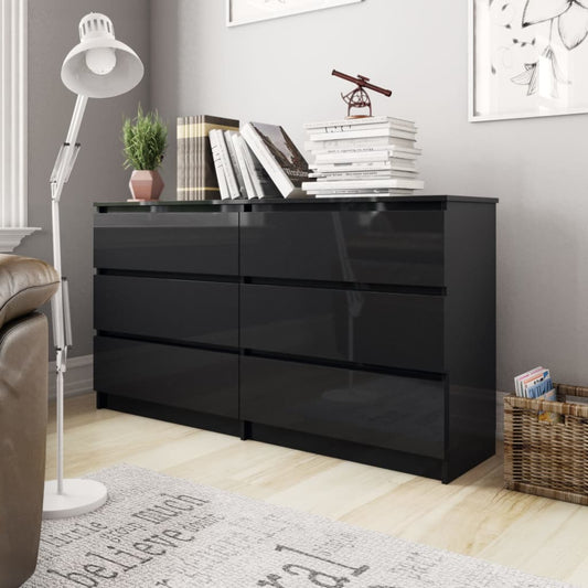 Senkki korkeakiilto musta 140x35x76 cm - Sisustajankoti.fi