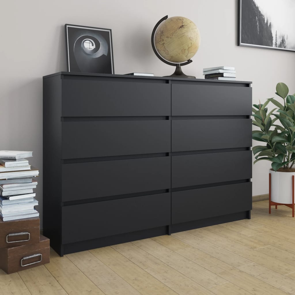 Senkki musta 140x35x99 cm - Sisustajankoti.fi