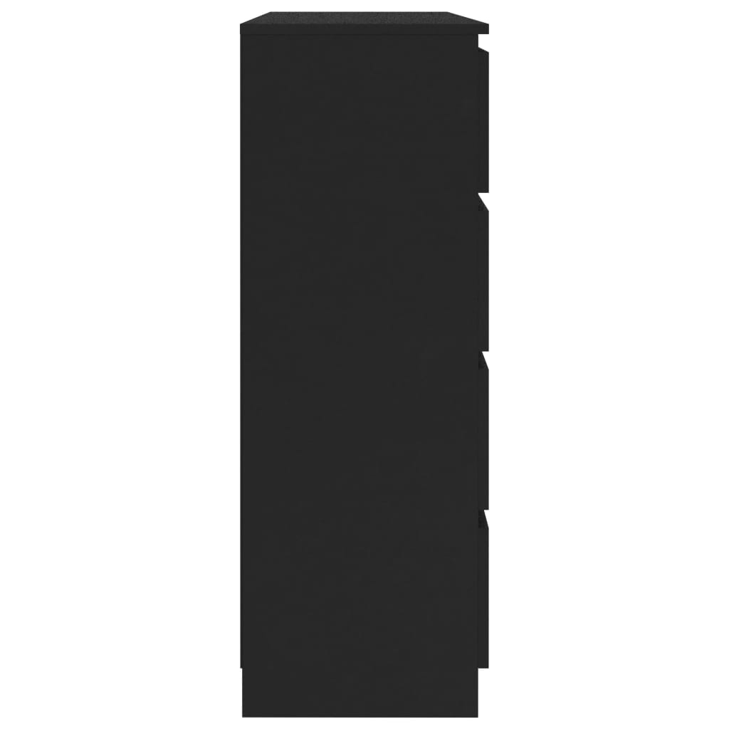 Laatikosto senkki musta 120x35x99 cm - Sisustajankoti.fi