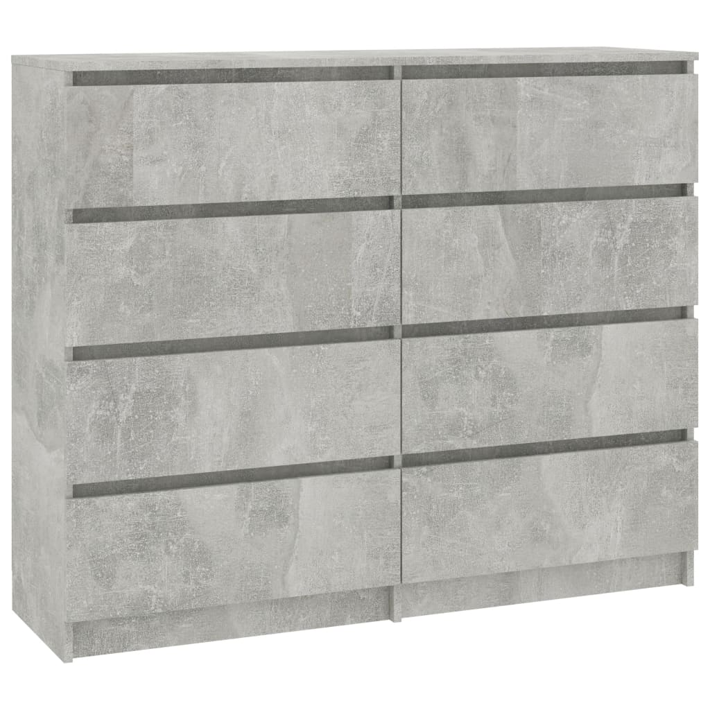 Laatikosto senkki betoninharmaa 120x35x99 cm - Sisustajankoti.fi