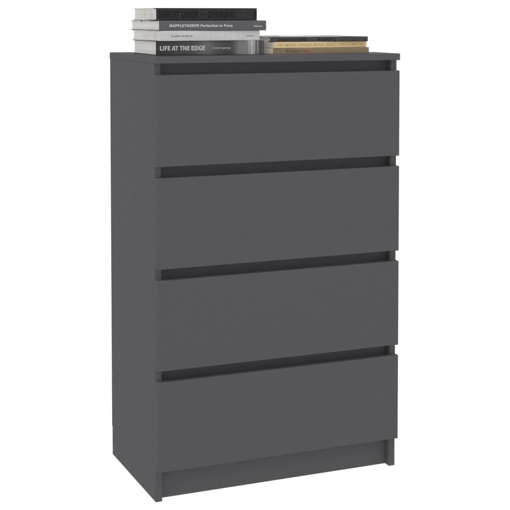 Senkki harmaa 60x35x98,5 cm tekninen puu - Sisustajankoti.fi
