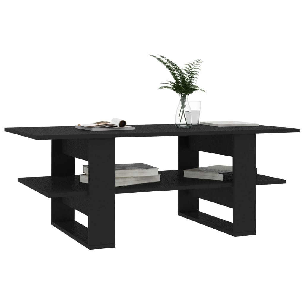 Sohvapöytä musta 110x55x42 cm - Sisustajankoti.fi