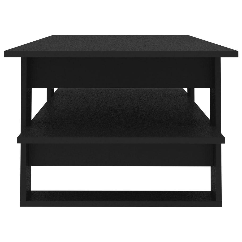 Sohvapöytä musta 110x55x42 cm - Sisustajankoti.fi