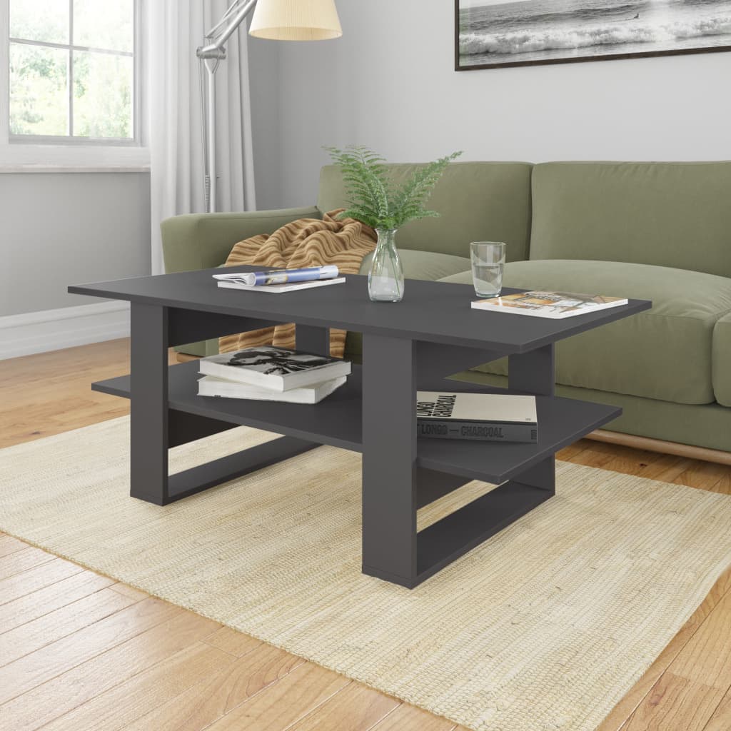 Sohvapöytä harmaa 110x55x42 cm - Sisustajankoti.fi