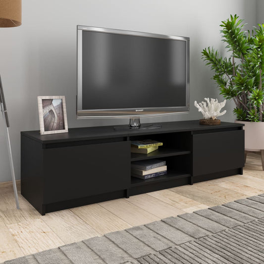 TV-taso musta 140x40x35,5 cm - Sisustajankoti.fi