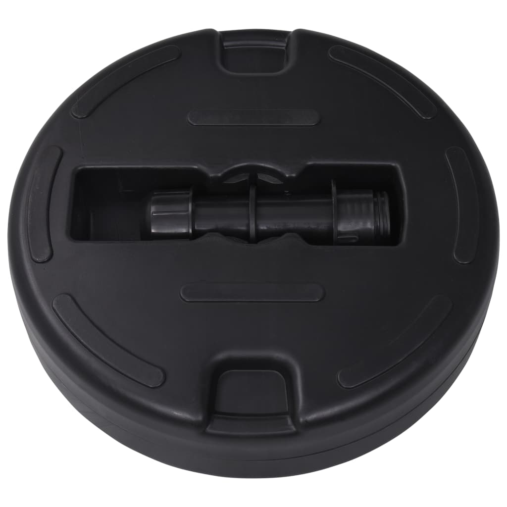 Päivänvarjon alusta hiekka-/vesitäytteinen 24 l musta - Sisustajankoti.fi