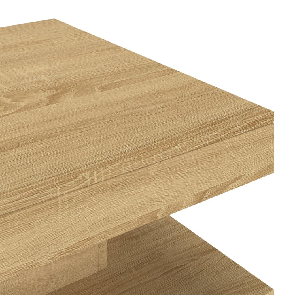 Sohvapöytä vaaleanruskea 60x60x35 cm MDF - Sisustajankoti.fi