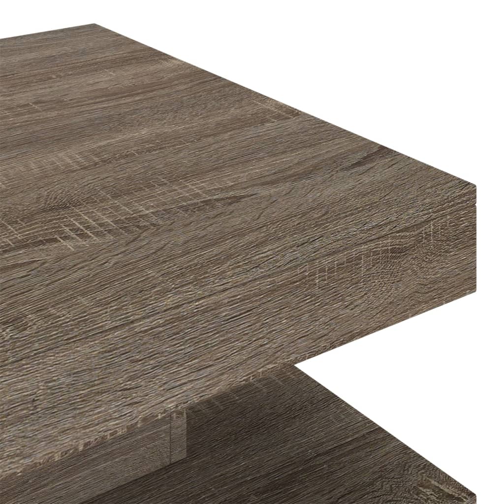 Sohvapöytä harmaa 60x60x35 cm MDF - Sisustajankoti.fi