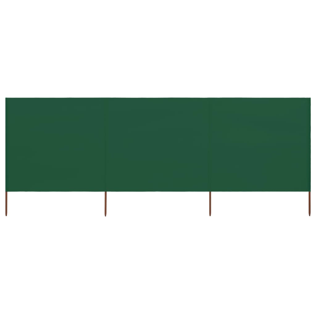 Tuulensuojakangas 3 paneelilla 400x80 cm vihreä - Sisustajankoti.fi