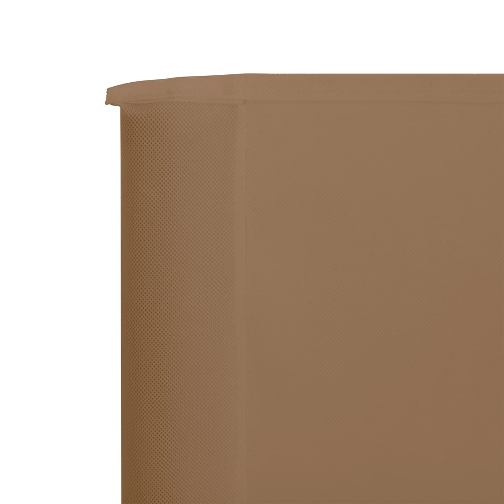 Tuulensuojakangas 3 paneelilla 400x160 cm ruskeanharmaa - Sisustajankoti.fi